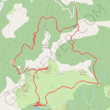 Itinéraire lesminesdelapinosa, distance, dénivelé, altitude, carte, profil, trace GPS