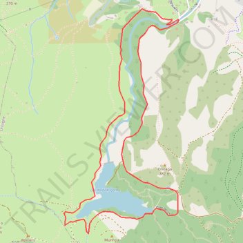 Itinéraire Le lac du Xoldokogaina, distance, dénivelé, altitude, carte, profil, trace GPS