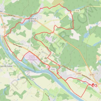 Itinéraire Virade de Nevoy, distance, dénivelé, altitude, carte, profil, trace GPS