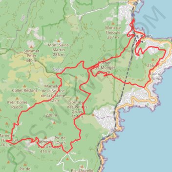 Itinéraire Ravin de L'écureuil, distance, dénivelé, altitude, carte, profil, trace GPS