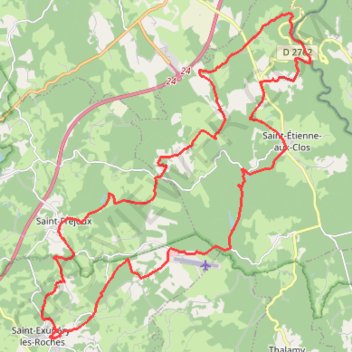 Itinéraire [Itinéraire] Flore du Chavanon, distance, dénivelé, altitude, carte, profil, trace GPS