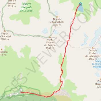 Itinéraire J11 TO Valsenestre-Muzelle-16201933, distance, dénivelé, altitude, carte, profil, trace GPS