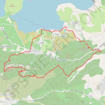 Itinéraire Chemin perdu, distance, dénivelé, altitude, carte, profil, trace GPS