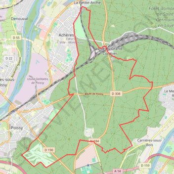 Itinéraire L'oratoire du val, distance, dénivelé, altitude, carte, profil, trace GPS