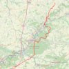 Itinéraire Compostel, distance, dénivelé, altitude, carte, profil, trace GPS