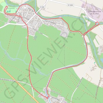 Itinéraire 06B-SOMAIL MIREPEISSET BES 1- 8,7 km, distance, dénivelé, altitude, carte, profil, trace GPS