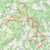 Itinéraire Piégut-Pluviers, Mérigaud, distance, dénivelé, altitude, carte, profil, trace GPS