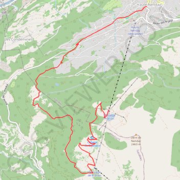 Itinéraire Randonnée Mélèzes de Balavaux, distance, dénivelé, altitude, carte, profil, trace GPS