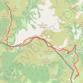 Itinéraire Traversée des Pyrénées - Étape 03, distance, dénivelé, altitude, carte, profil, trace GPS