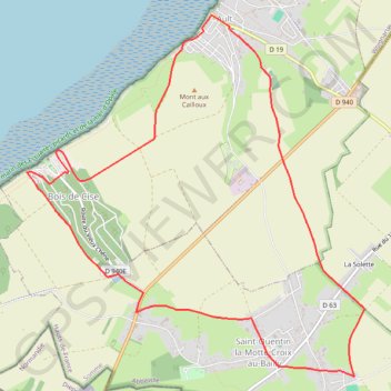 Itinéraire Circuit de Lamotte, distance, dénivelé, altitude, carte, profil, trace GPS