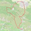 Itinéraire Aureille - Eygalières, distance, dénivelé, altitude, carte, profil, trace GPS