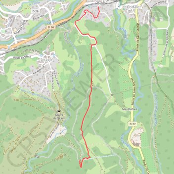Itinéraire La redoute de Villefranche de Conflent-var, distance, dénivelé, altitude, carte, profil, trace GPS