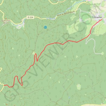 Itinéraire CF_Cosswiller_Nideck, distance, dénivelé, altitude, carte, profil, trace GPS