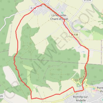Itinéraire La Neuville, distance, dénivelé, altitude, carte, profil, trace GPS