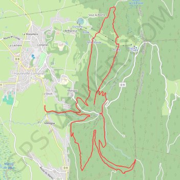 Itinéraire La balade des 4 belvédères, distance, dénivelé, altitude, carte, profil, trace GPS