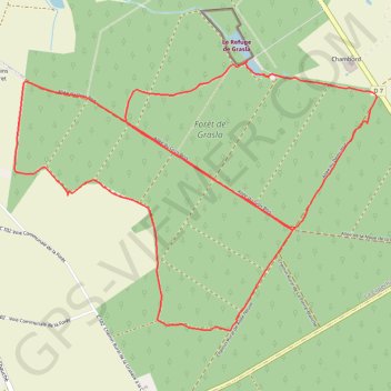 Itinéraire Sentier de la Lisière et du Refuge, distance, dénivelé, altitude, carte, profil, trace GPS