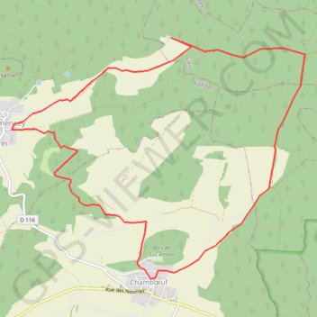Itinéraire Combe Durey, distance, dénivelé, altitude, carte, profil, trace GPS