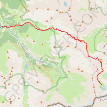 Itinéraire Barroude-Gèdre, distance, dénivelé, altitude, carte, profil, trace GPS