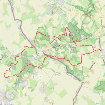 Itinéraire Le Mont Noir, distance, dénivelé, altitude, carte, profil, trace GPS