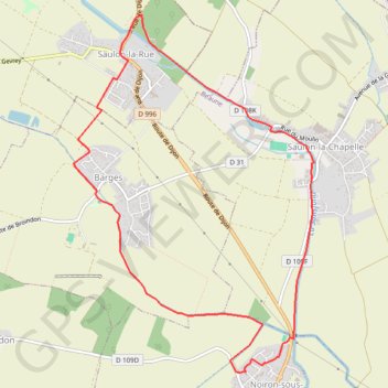 Itinéraire Autour de la Sans fond, distance, dénivelé, altitude, carte, profil, trace GPS