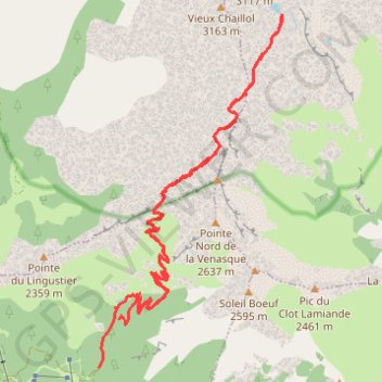 Itinéraire Chaillol lac de Malcros, distance, dénivelé, altitude, carte, profil, trace GPS