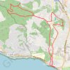 Itinéraire La Maunière - l'Almanarre - HYERES - 83, distance, dénivelé, altitude, carte, profil, trace GPS