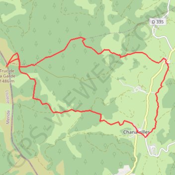 Itinéraire Le Truc de la Garde, distance, dénivelé, altitude, carte, profil, trace GPS