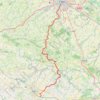 Itinéraire lundi court 66km (2), distance, dénivelé, altitude, carte, profil, trace GPS