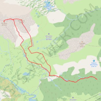 Itinéraire peric+++parcours_25203, distance, dénivelé, altitude, carte, profil, trace GPS