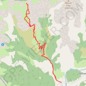 Itinéraire Vers la crêtede Paluet, distance, dénivelé, altitude, carte, profil, trace GPS