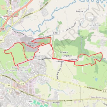 Itinéraire PARCOURS TRAIL DES MERLETTES, distance, dénivelé, altitude, carte, profil, trace GPS