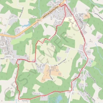 Itinéraire Coteaux de Riston - Saint-Martin-de-Seignanx, distance, dénivelé, altitude, carte, profil, trace GPS