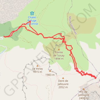 Itinéraire Col du Rasoir, distance, dénivelé, altitude, carte, profil, trace GPS