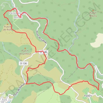 Itinéraire Rx3gi, distance, dénivelé, altitude, carte, profil, trace GPS