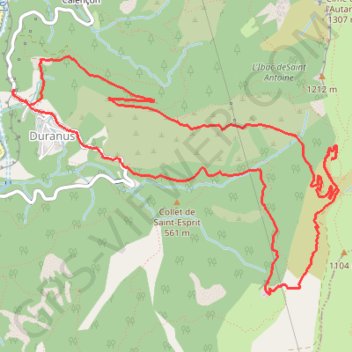 Itinéraire Rocca Spaviera, distance, dénivelé, altitude, carte, profil, trace GPS