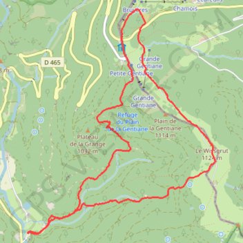 Itinéraire Raquettes par la tassion, distance, dénivelé, altitude, carte, profil, trace GPS