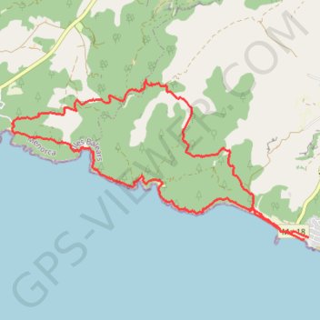 Itinéraire San Tomas, distance, dénivelé, altitude, carte, profil, trace GPS