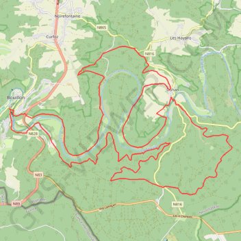 Itinéraire Route_3, distance, dénivelé, altitude, carte, profil, trace GPS