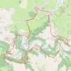 Itinéraire Druelle - Agnac - Castan - Ampiac, distance, dénivelé, altitude, carte, profil, trace GPS