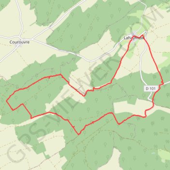 Itinéraire 13 - Gros Charme, distance, dénivelé, altitude, carte, profil, trace GPS