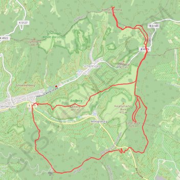 Itinéraire Running, distance, dénivelé, altitude, carte, profil, trace GPS