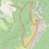Itinéraire New file 1, distance, dénivelé, altitude, carte, profil, trace GPS