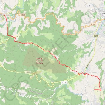 Itinéraire Alboussière Billoire, distance, dénivelé, altitude, carte, profil, trace GPS