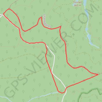 Itinéraire Le chemin du cheval, distance, dénivelé, altitude, carte, profil, trace GPS