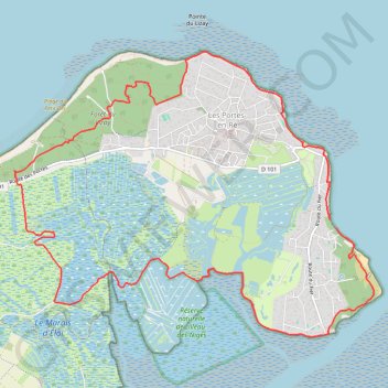 Itinéraire Boucle Marchais Lizay Ferme Baleine Marais Fier Patache, distance, dénivelé, altitude, carte, profil, trace GPS