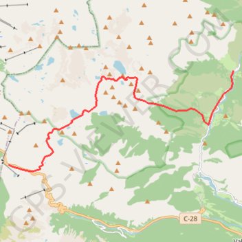 Itinéraire HRP - Etape 21 - J+JM, distance, dénivelé, altitude, carte, profil, trace GPS