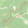 Itinéraire Les Gorges des Gâts (Drôme), distance, dénivelé, altitude, carte, profil, trace GPS