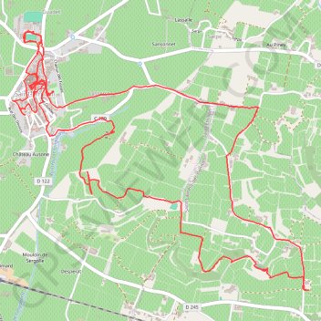Itinéraire 🚴 Trace ,boucle des vignobles du Saint-Émilion, distance, dénivelé, altitude, carte, profil, trace GPS