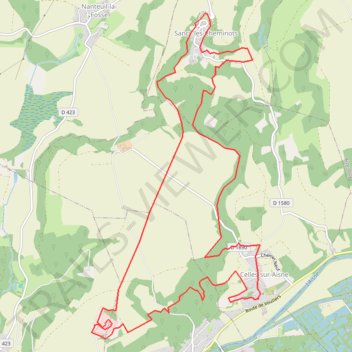 Itinéraire 16 Marche MDM 2023-16017279, distance, dénivelé, altitude, carte, profil, trace GPS