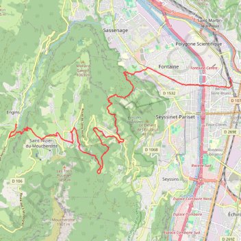 Itinéraire Pas de la Corne, distance, dénivelé, altitude, carte, profil, trace GPS